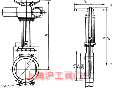 Z73XZ373X  PN2.5~PN16 TFAʽ{ҺyҪμYߴʾD